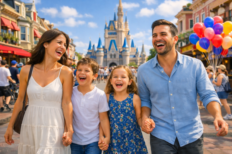 Florida Disneyland mit der Familie
